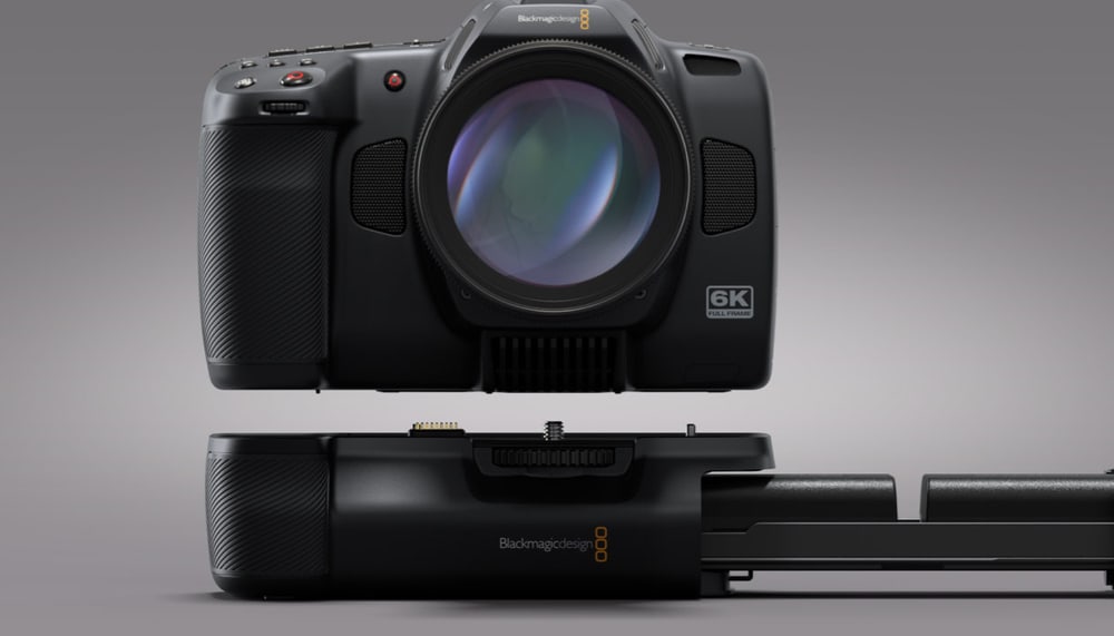 Blackmagic Cinema Camera 6K – Battery, 12 V and USB-C power