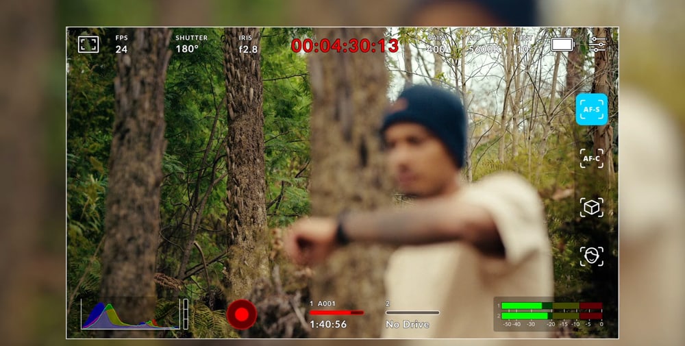 Blackmagic Cinema Camera 6K – Autofocus with face detection