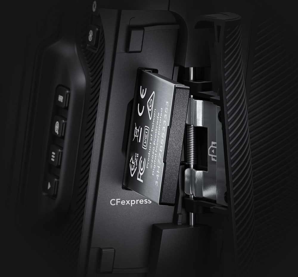 Blackmagic Cinema Camera 6K – CFexpress and external disks