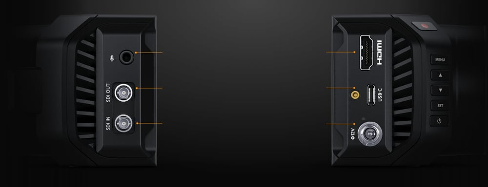 Blackmagic Design Micro Studio Camera 4K G2 – 12G-SDI and HDMI