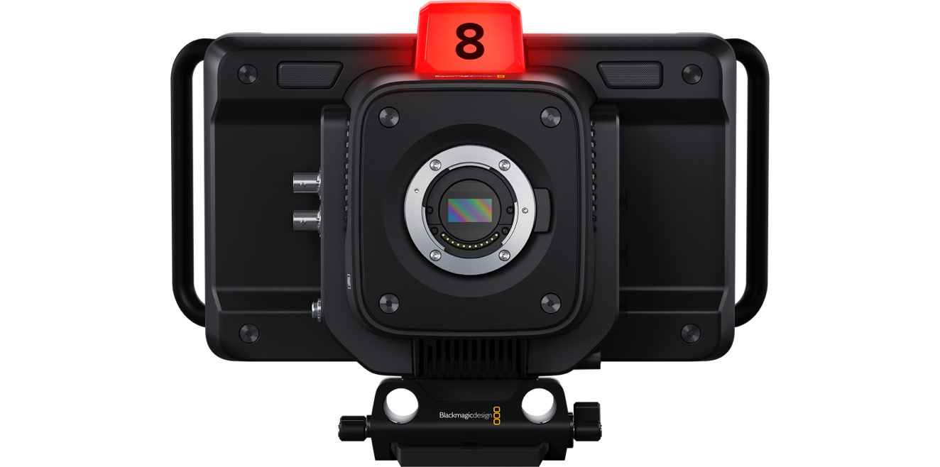 Blackmagic Studio Camera 4K Plus G2 front view