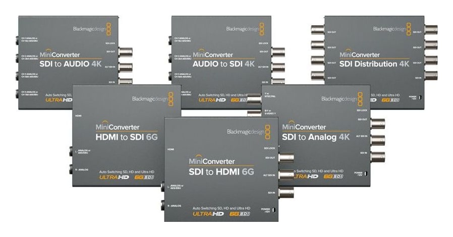 Mini Converter SDI to Audio 4K – 6G-SDI Mini Converter range