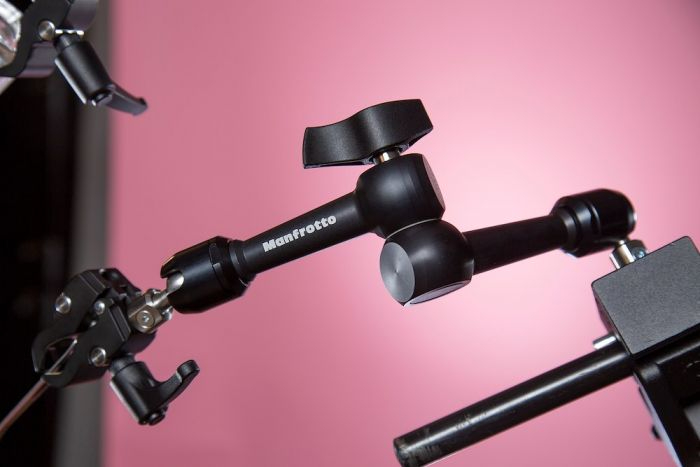 Manfrotto 244 arm in a production setup