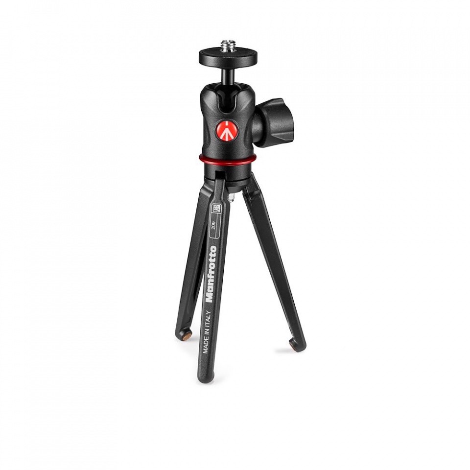 Manfrotto 209 tabletop tripod with 492 ball head and extension