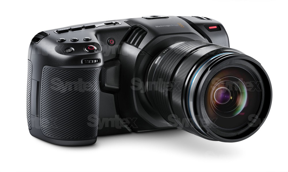Front view of the Blackmagic Pocket Cinema Camera 4K