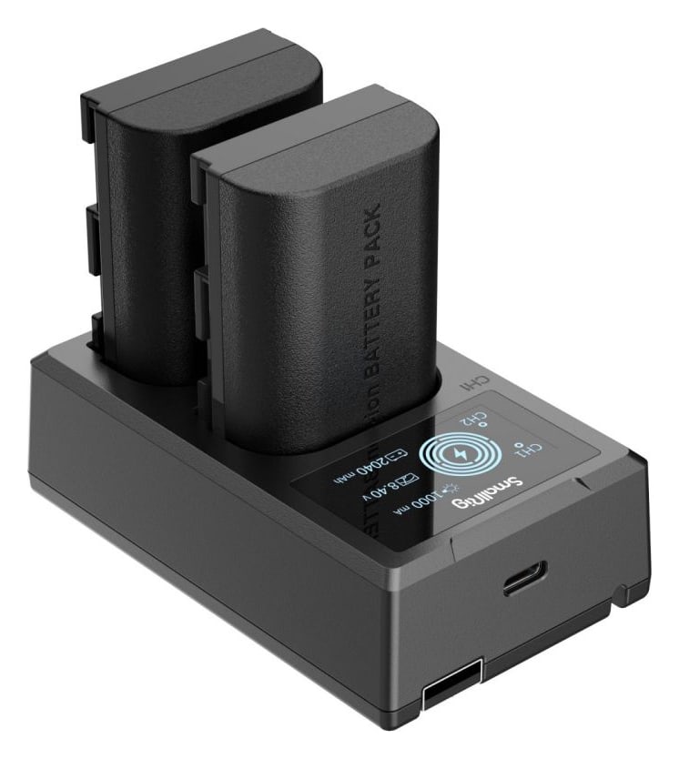 LP-E6 batteries and chargers