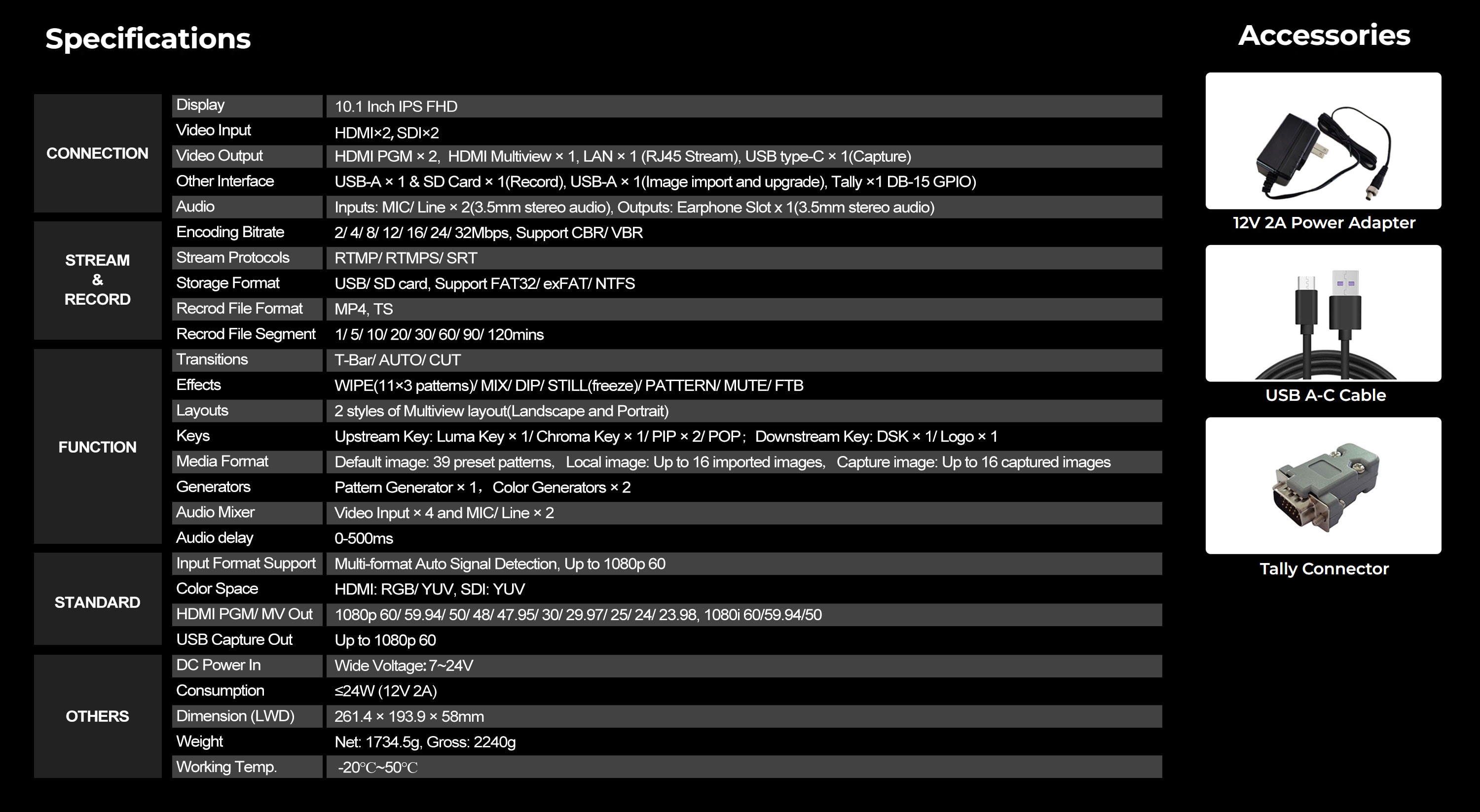 AVMATRIX Shark S4 Plus infographic