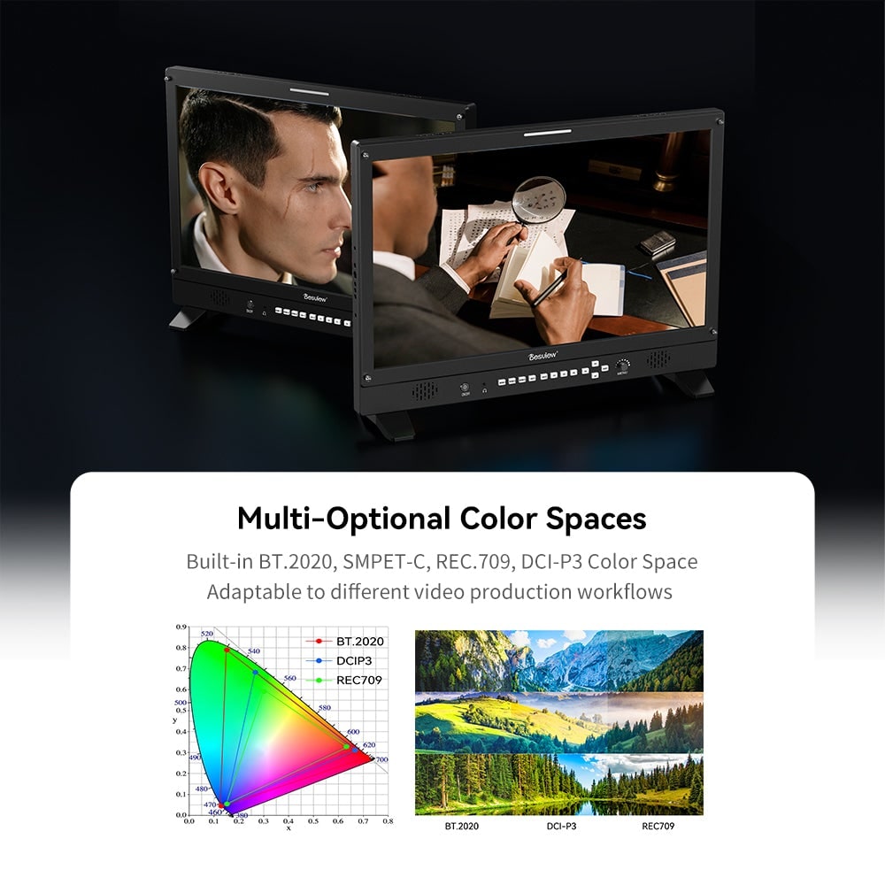 99.5% DCI-P3 – vivid and colourful