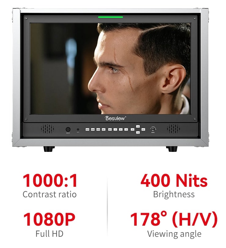 1080p display with vibrant colours