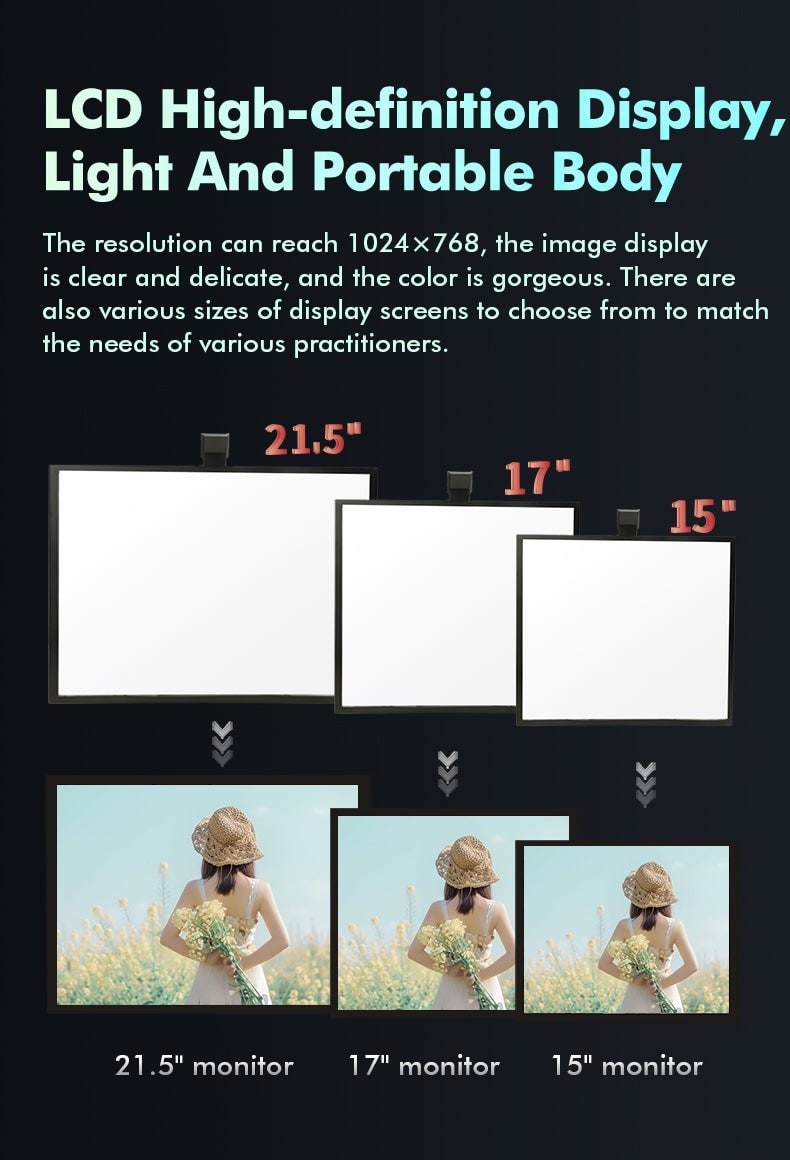 LCD high-definition display, light and portable body