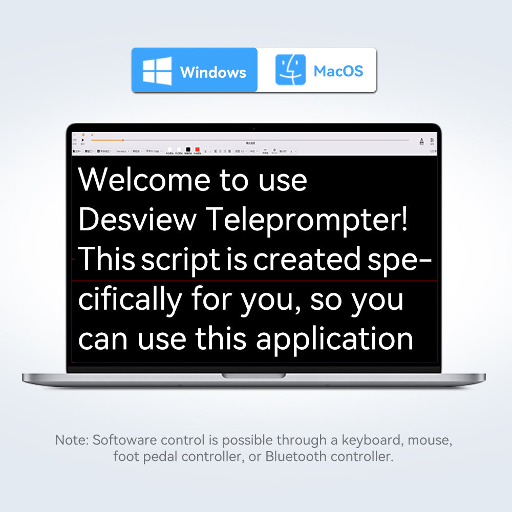Desview Teleprompter software