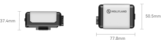 Compact design of the Hollyland Tally Light