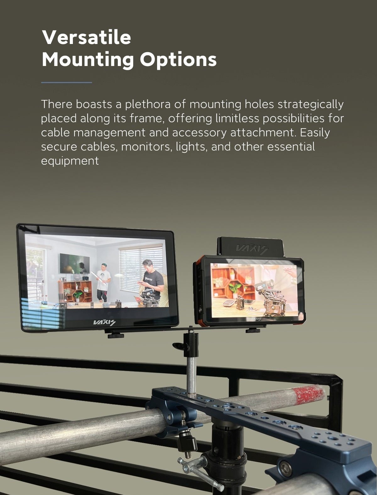Versatile mounting options