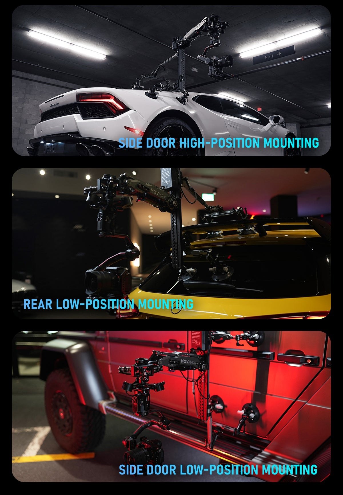More mounting positions