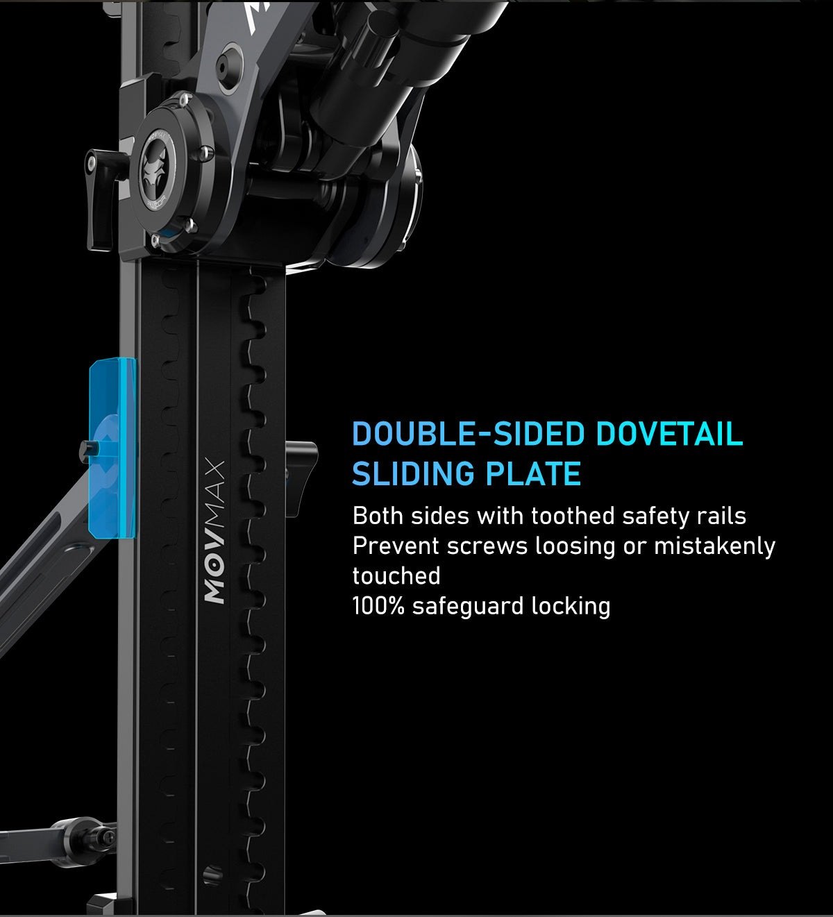 Double-sided dovetail sliding plate