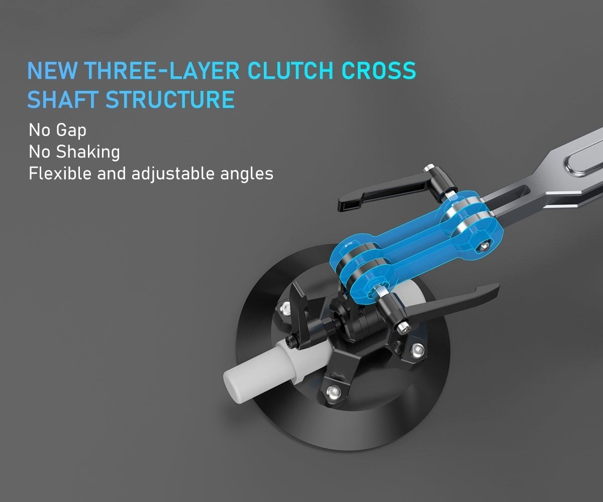 Three-layer clutch cross shaft