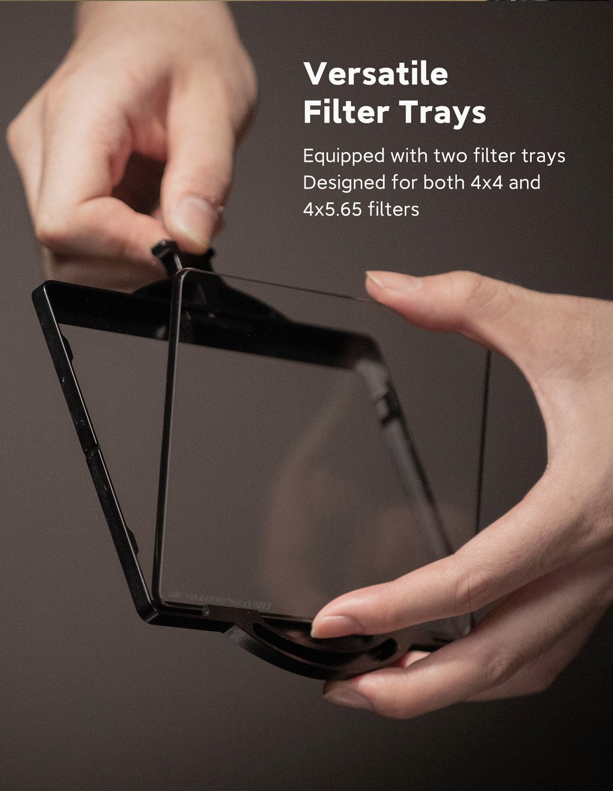 Versatile filter trays