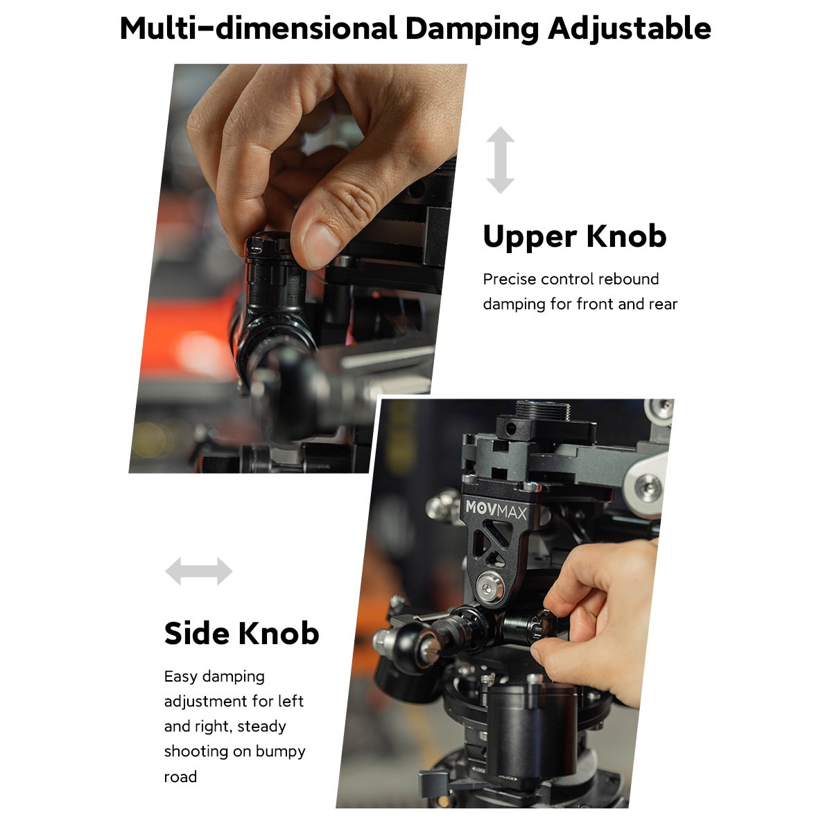 Multi-dimensional damping adjustment