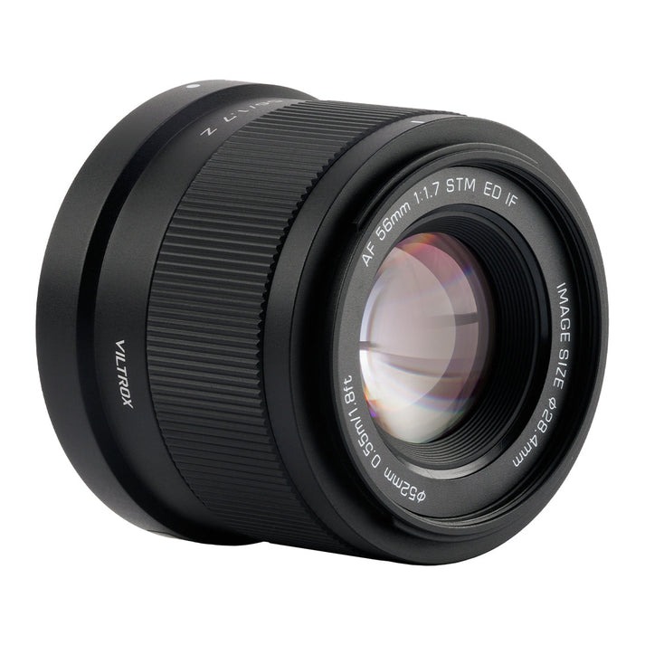 Viltrox AF 56/1.7 Z package contents