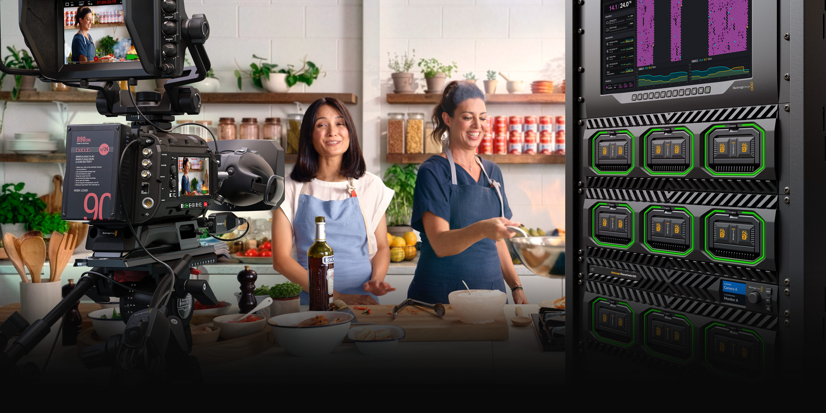 Blackmagic Media Dock system