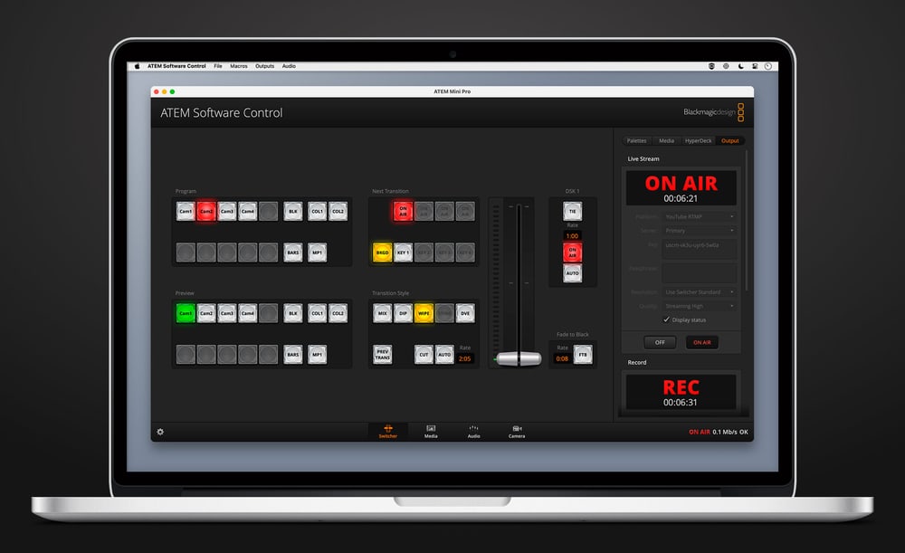 ATEM Micro Panel – Hardware buttons for ATEM Software Control