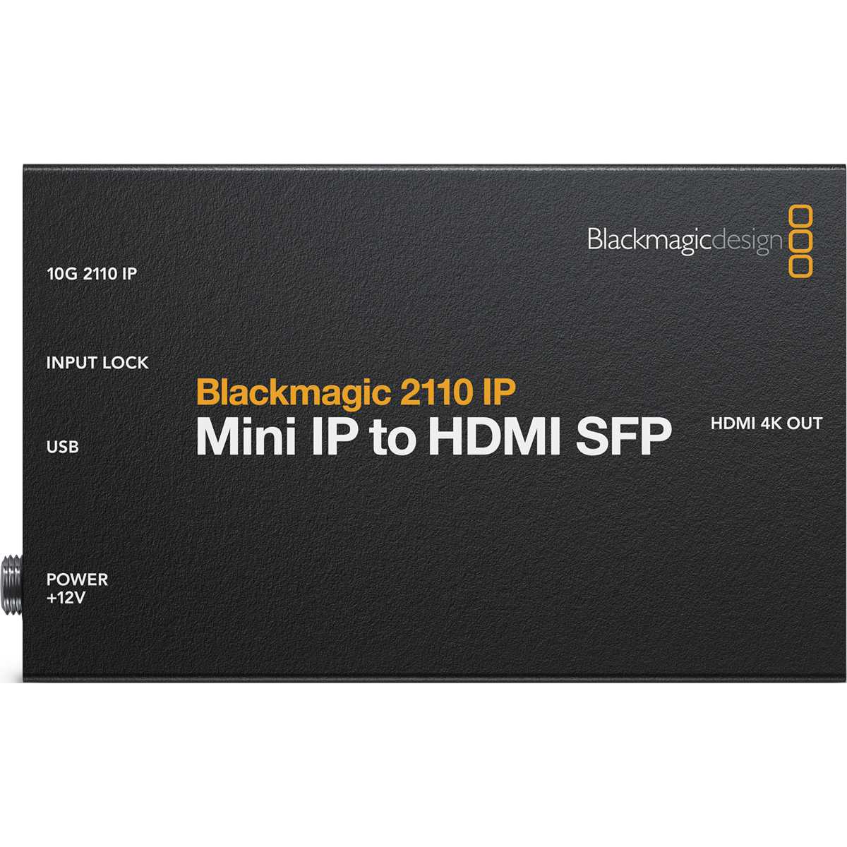 Compact Blackmagic 2110 IP Mini IP to HDMI SFP