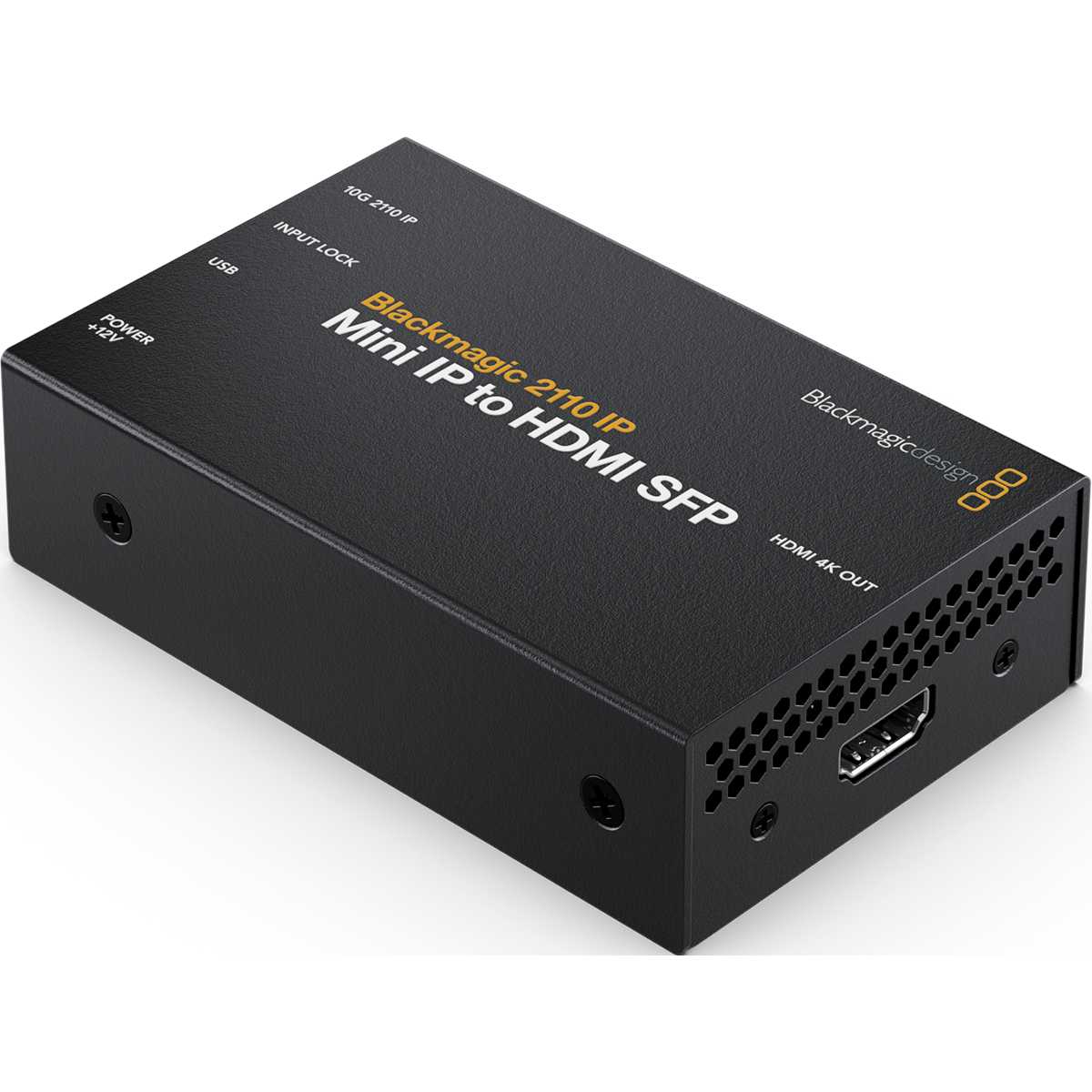 Blackmagic 2110 IP Mini IP to HDMI SFP connections