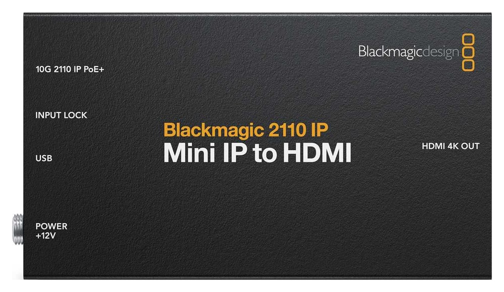 Blackmagic 2110 IP Mini IP to HDMI – A simple output from the IP infrastructure