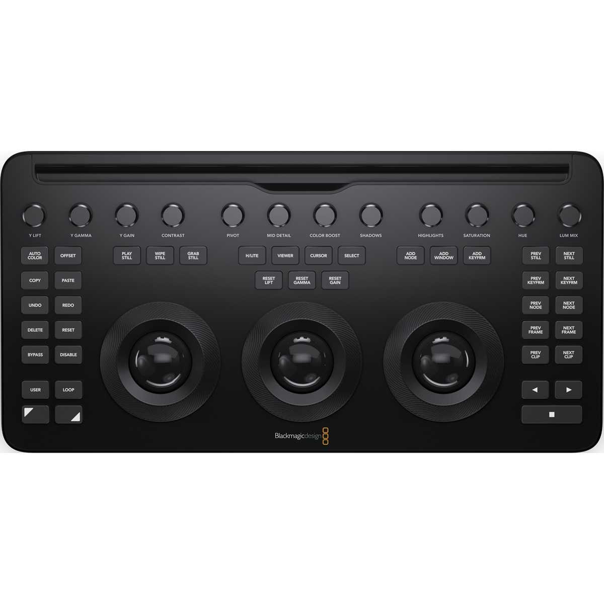 Blackmagic DaVinci Resolve Micro Color Panel, top view