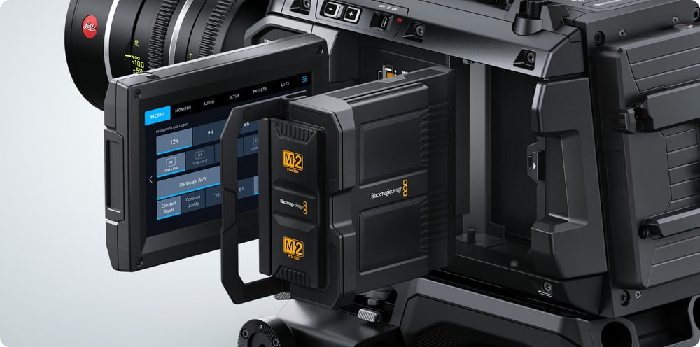 Blackmagic URSA Cine 12K LF + EVF – Blackmagic Media Module