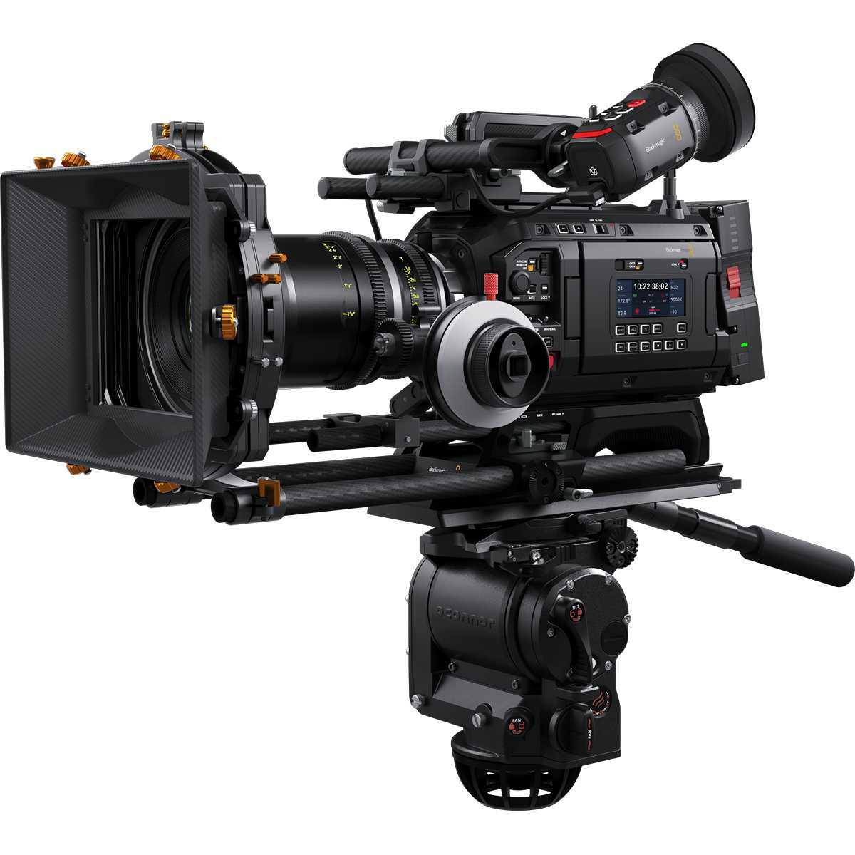 Blackmagic URSA Cine 12K LF with EVF, front view