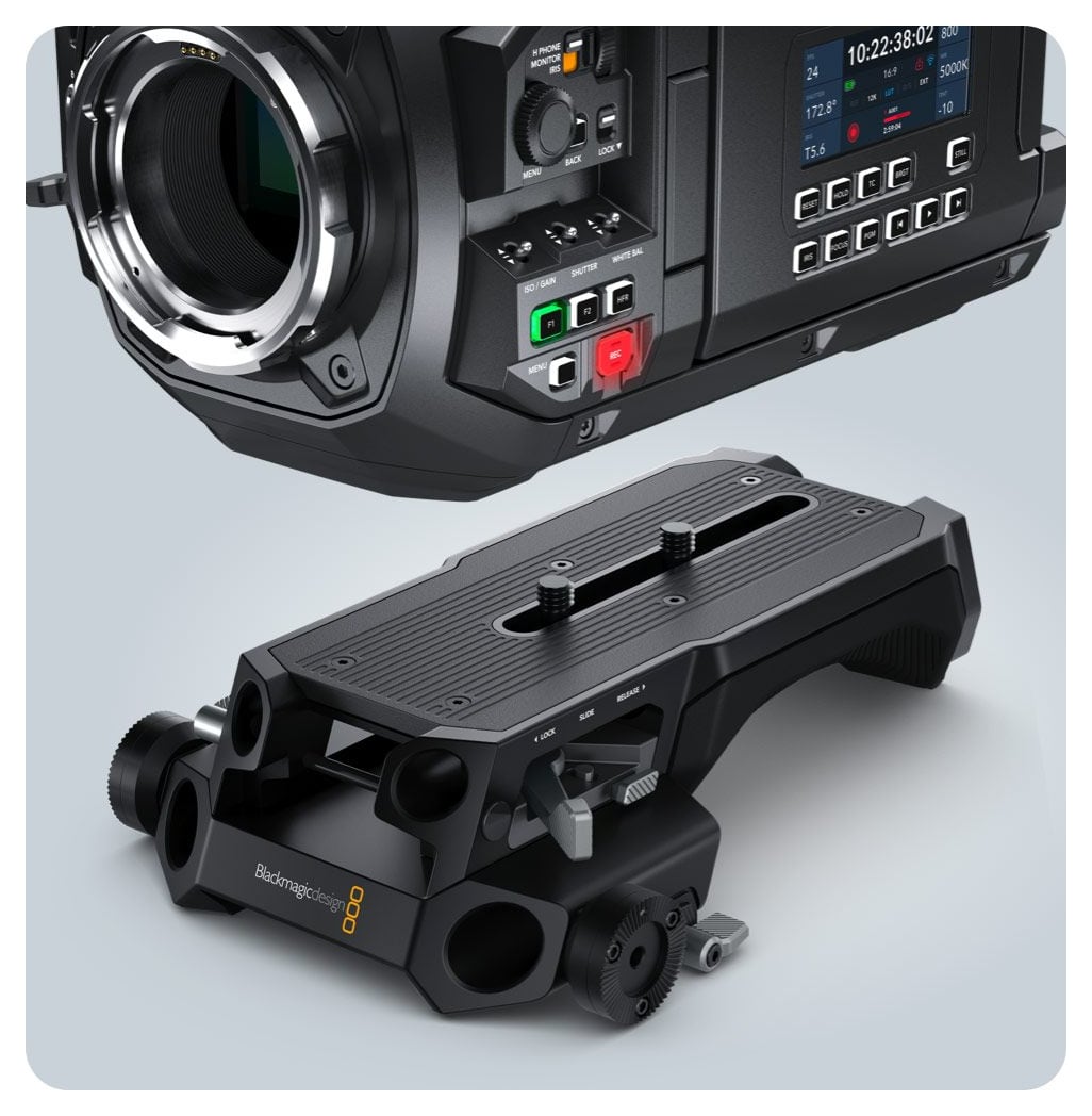 Blackmagic URSA Cine Baseplate 19 – Quick camera mounting