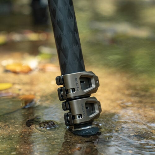 Tilta 75mm Cine Fluid Head with 2-Stage One Touch Carbon Fiber Tripod Legs (8KG)