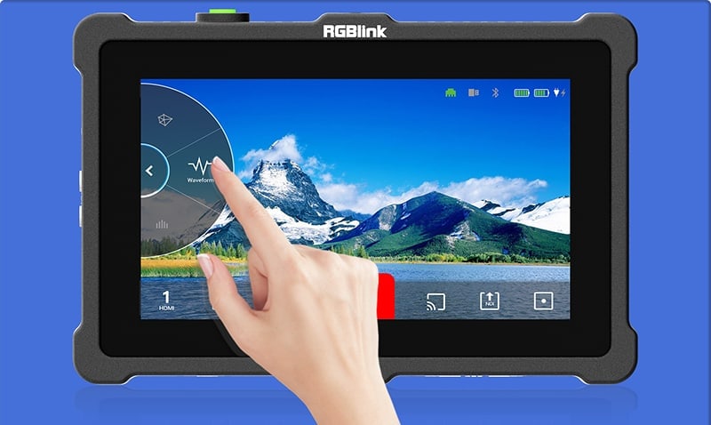 5.5-inch touchscreen