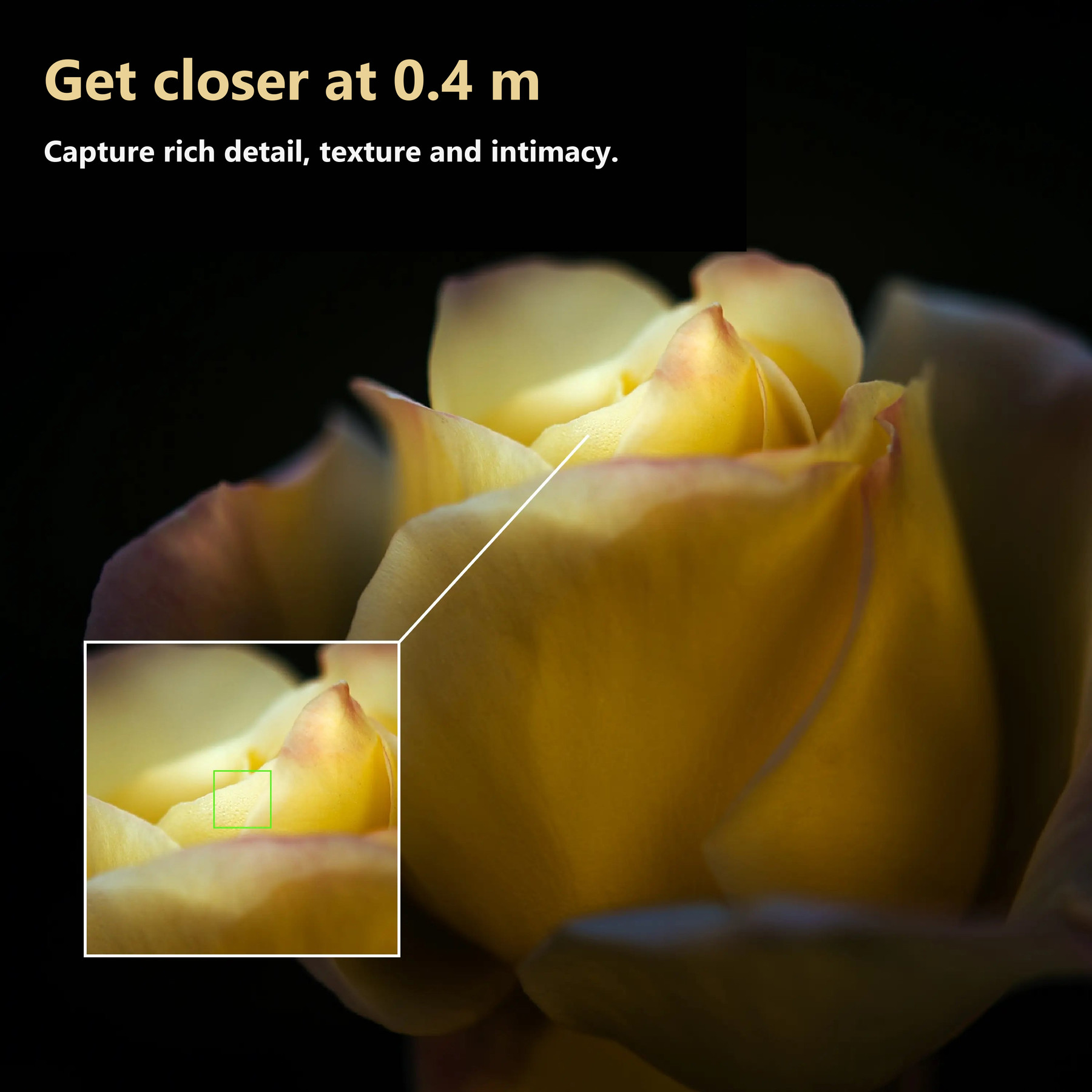 Simera 28mm – official 0.4m minimum-focus example