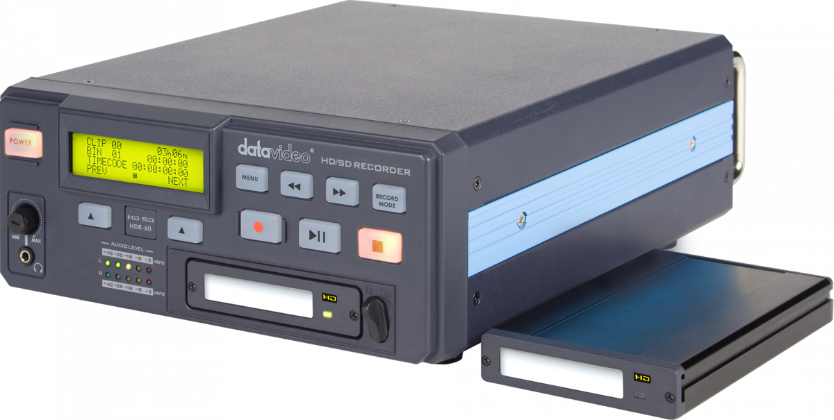 Removable drive enclosure for the Datavideo HDR-60