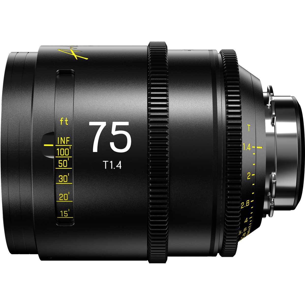 DZOFILM Arles Prime 75 mm lens detail