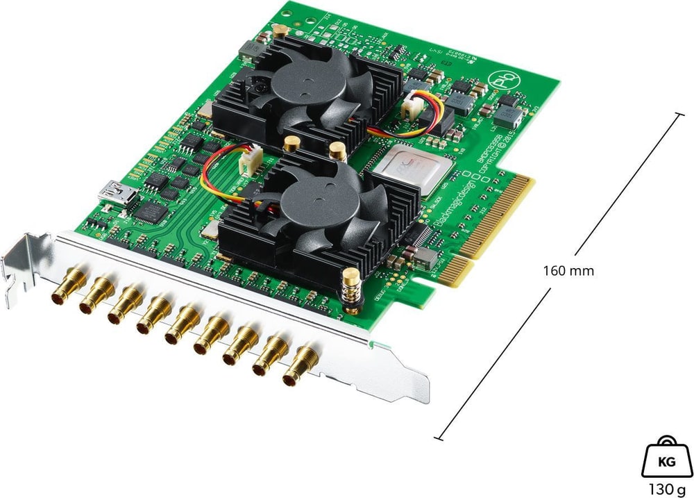 DeckLink Quad 2 – Dimensions and installation