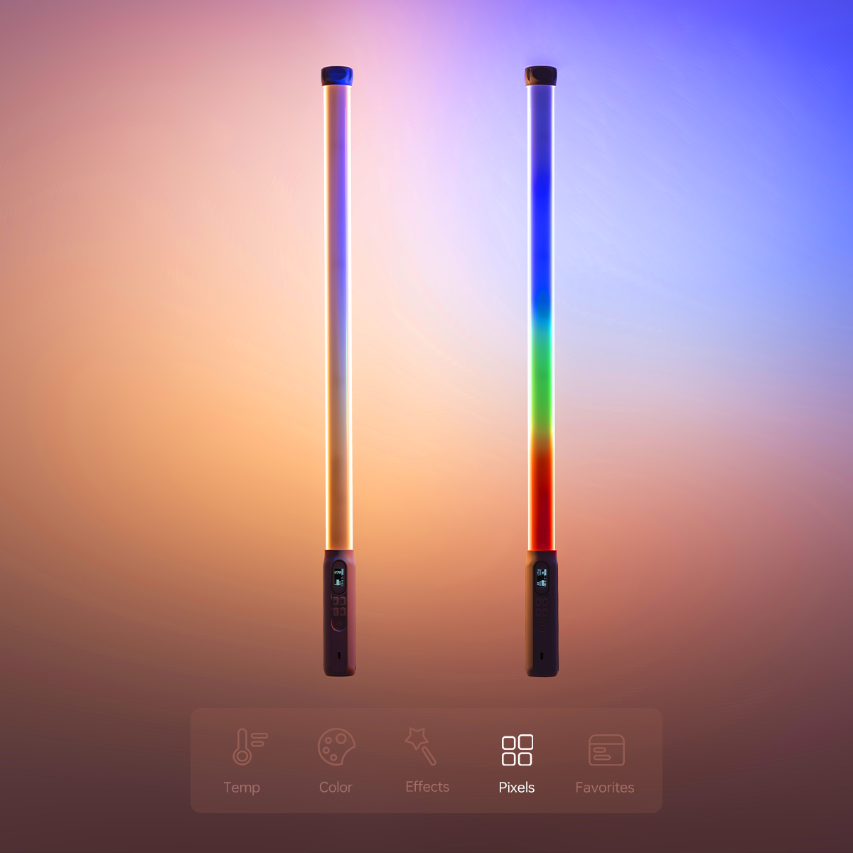 Viltrox P12: independently controlled light segments