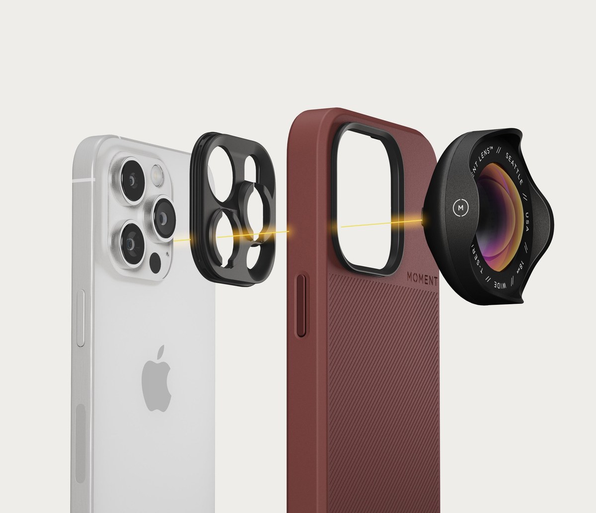 Precise alignment with the camera