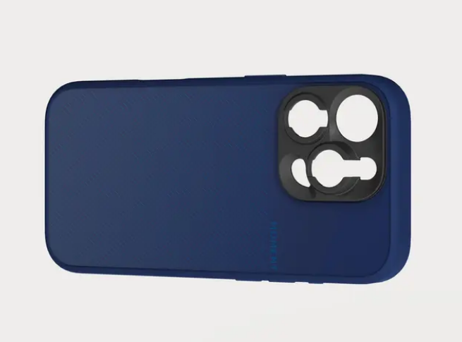 Moment Camera Case iPhone 16 Pro Indigo, camera-side view