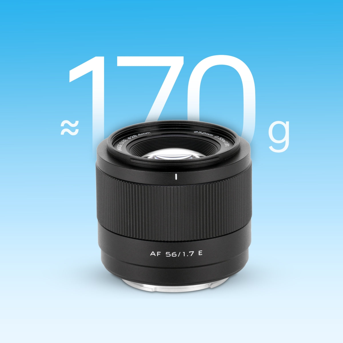 Lightweight Viltrox AF 56/1.7 E construction