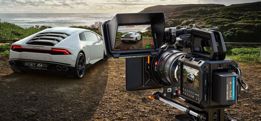 Blackmagic PYXIS Monitor EVF Kit – When the rig covers the built in screen