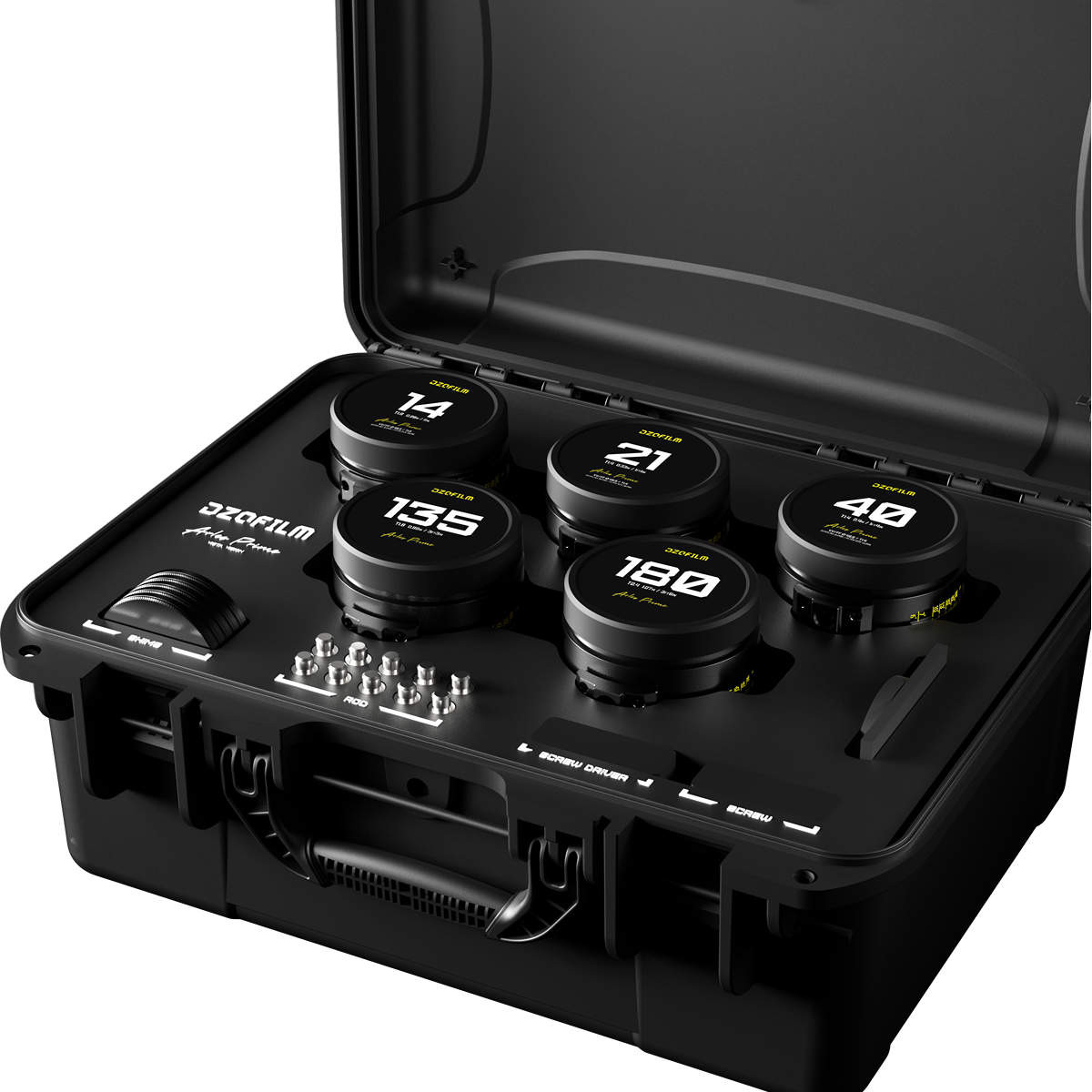 DZOFILM Arles Prime Set B – five PL lenses