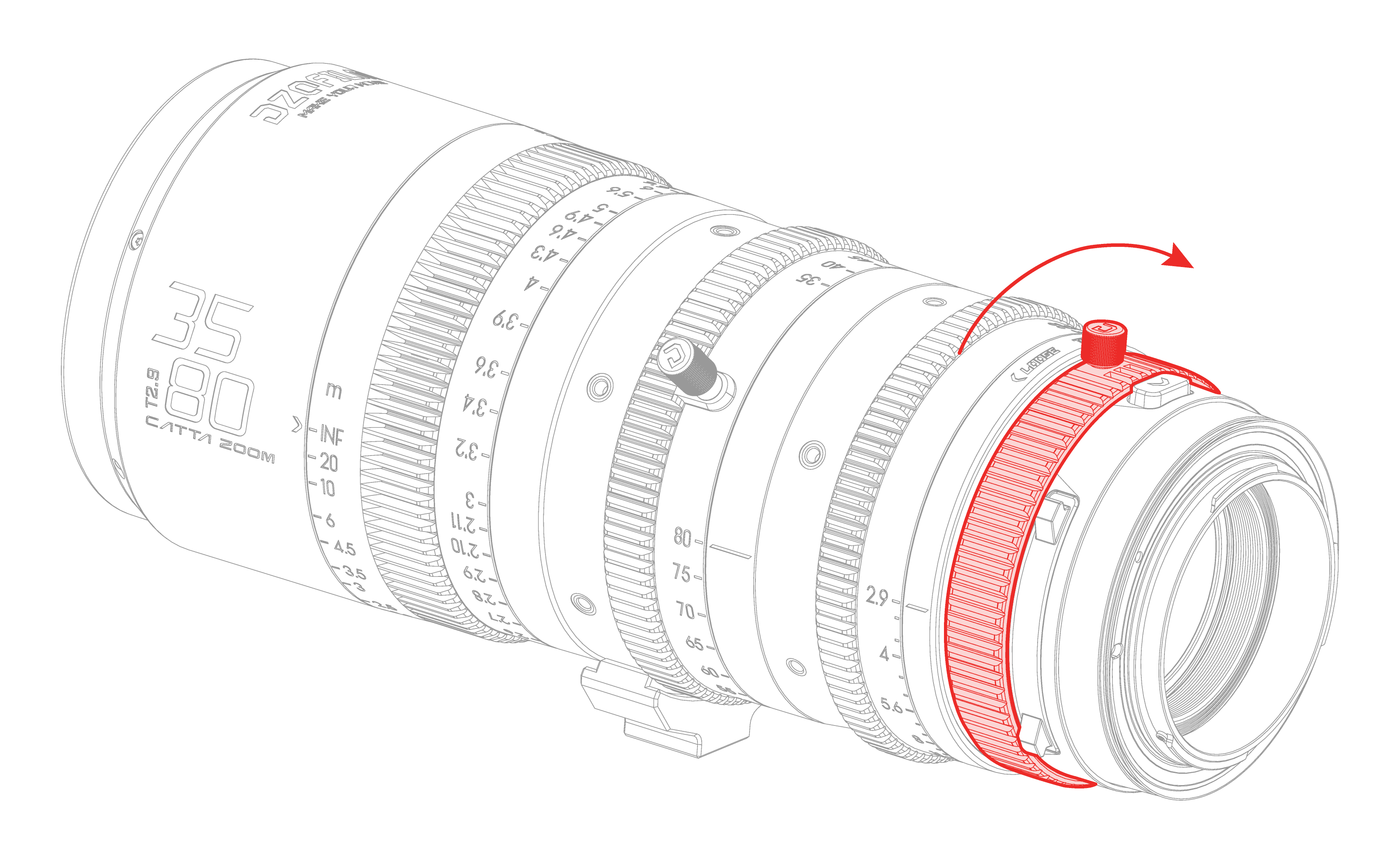 Locking the Catta Zoom quick-release mount