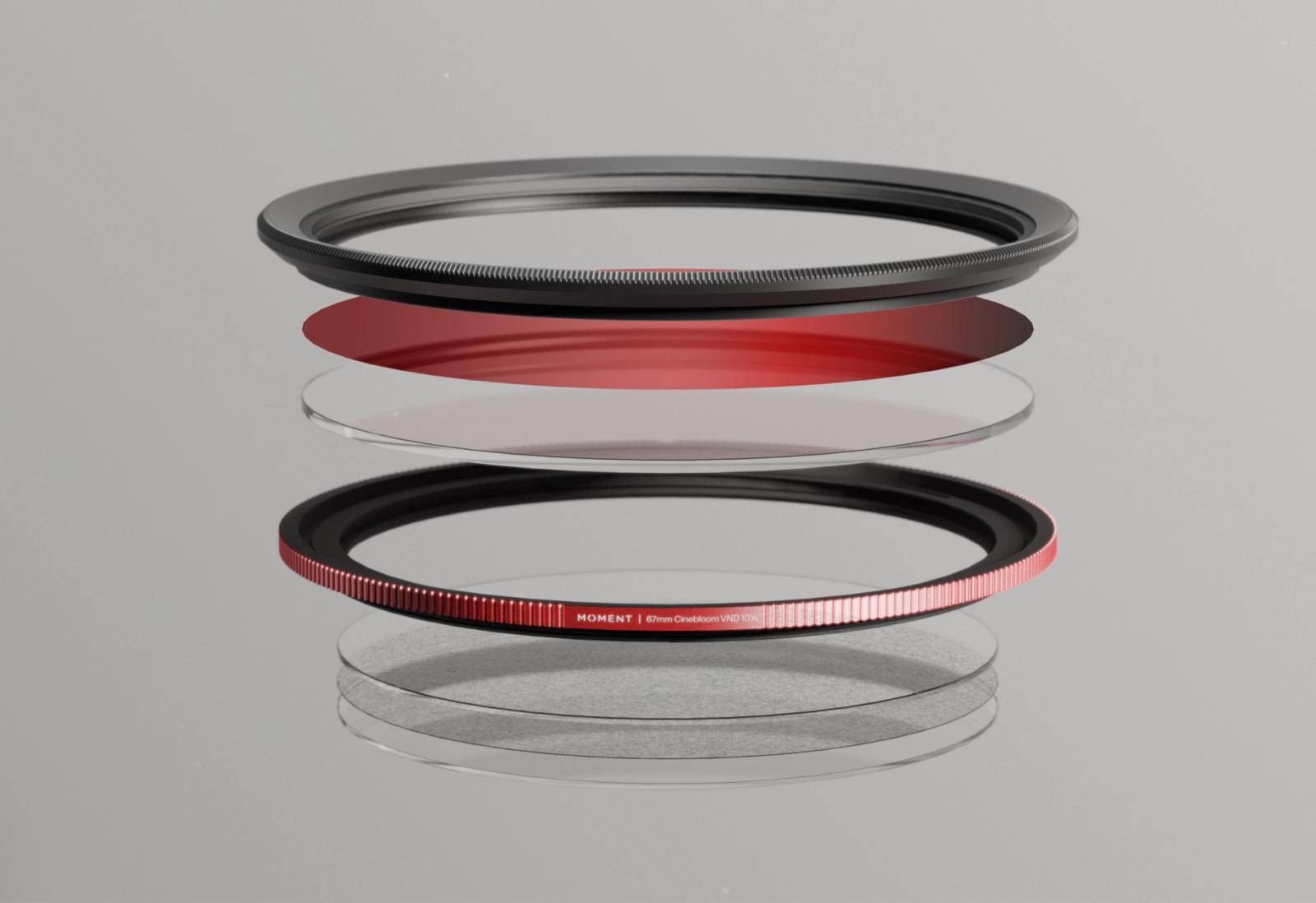 Moment filter glass and construction