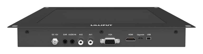 Lilliput TK1010-NP/C/T – Connectors on the bottom edge