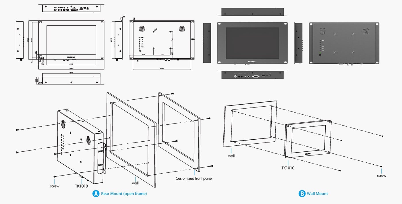 Lilliput TK1010-NP/C/T – infographic 1