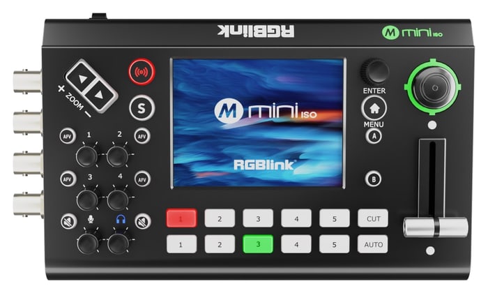 Touchscreen, T-bar and 15 transitions