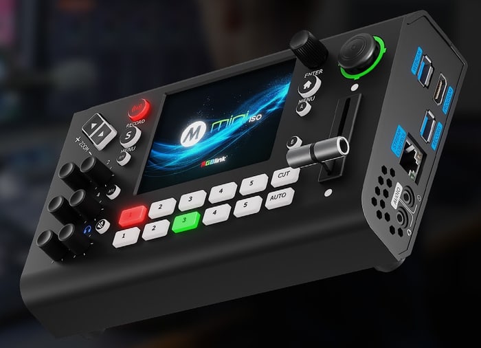 Ten inputs in a palm-sized switcher